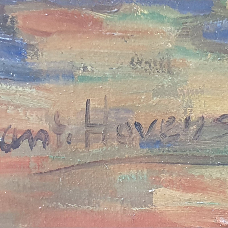 An(toon) Jacobus Hovens, 'Vijverlandschap', ca 1940-1950-zoom-