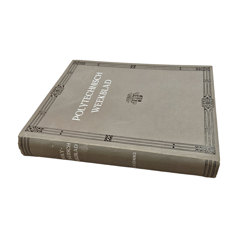 Boekenserie 'Polytechnisch weekblad', 1920 - 1926-zoom-